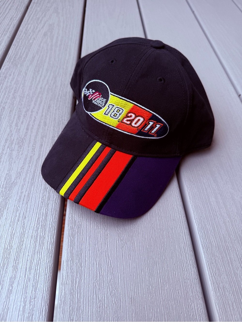 2008 Joe Gibbs Racing NASCAR Hat 18 20 11 Kyle Busch Stewart Hamlin Toyota